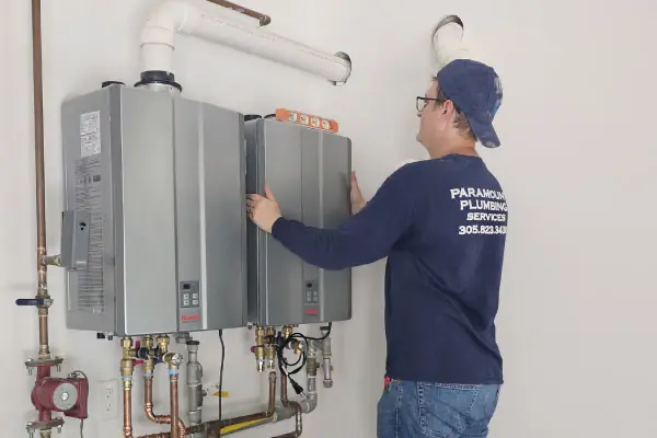  Tankless water heater services are a call away with Paramount Plumbing Services