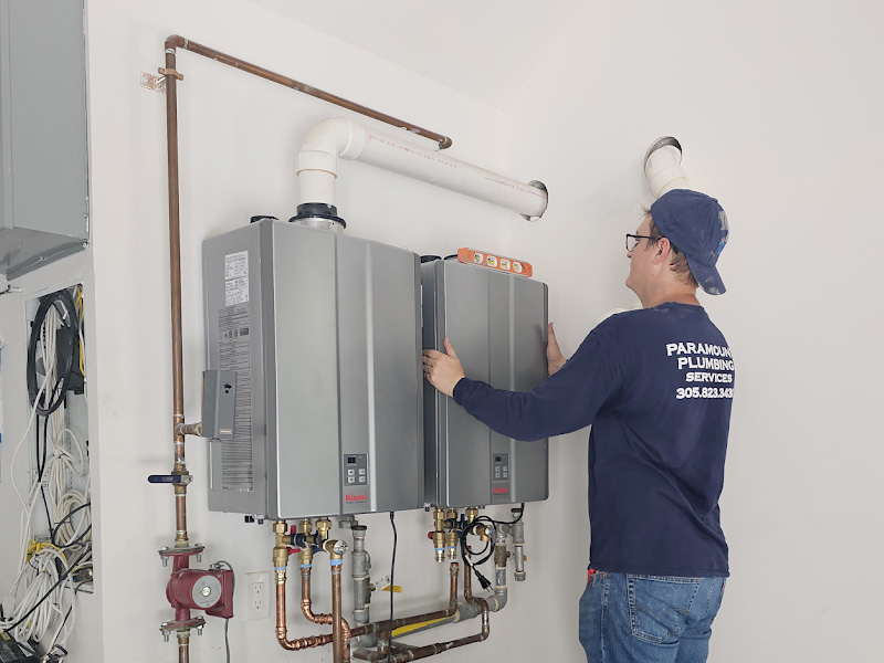 Paramount tankless tank install